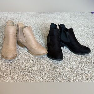 2 Pair J.Adam’s Ankle Booties